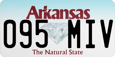 AR license plate 095MIV
