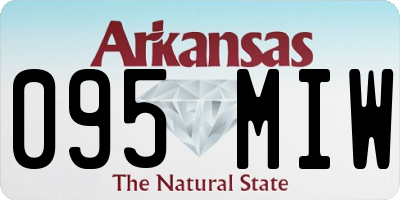 AR license plate 095MIW