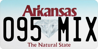 AR license plate 095MIX