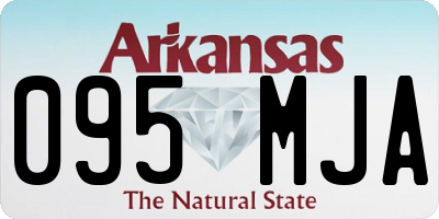AR license plate 095MJA