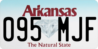 AR license plate 095MJF