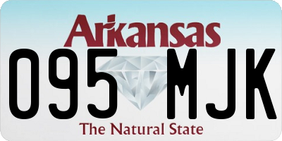 AR license plate 095MJK
