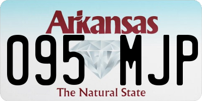 AR license plate 095MJP