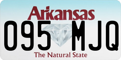 AR license plate 095MJQ