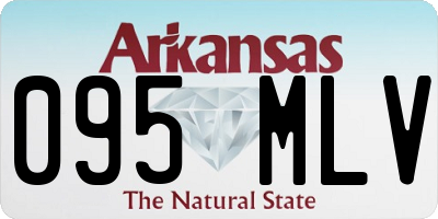 AR license plate 095MLV
