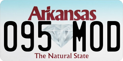 AR license plate 095MOD