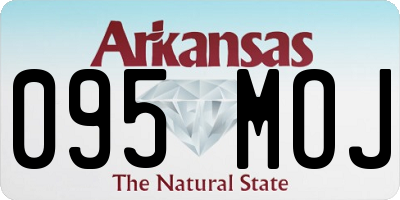 AR license plate 095MOJ