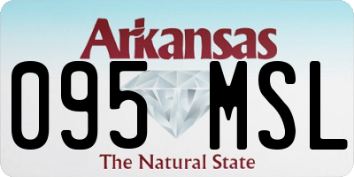 AR license plate 095MSL