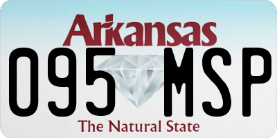 AR license plate 095MSP