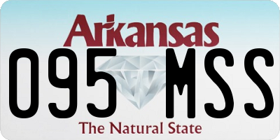 AR license plate 095MSS