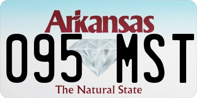 AR license plate 095MST