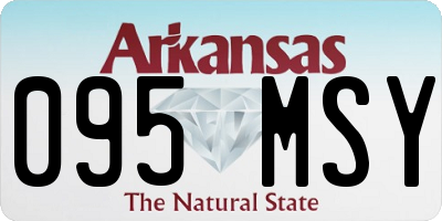 AR license plate 095MSY