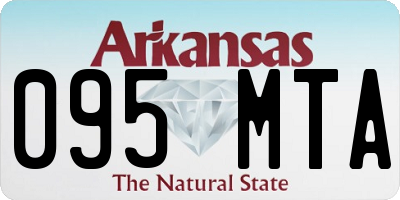 AR license plate 095MTA