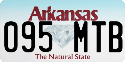 AR license plate 095MTB