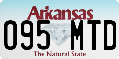 AR license plate 095MTD