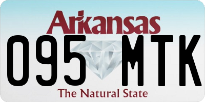 AR license plate 095MTK
