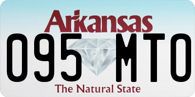 AR license plate 095MTO