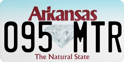 AR license plate 095MTR
