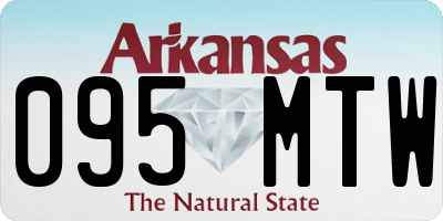 AR license plate 095MTW