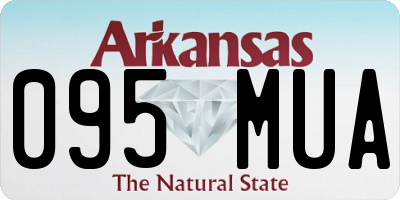 AR license plate 095MUA