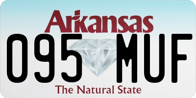 AR license plate 095MUF