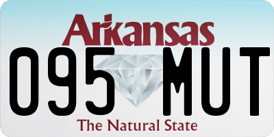 AR license plate 095MUT