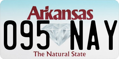 AR license plate 095NAY