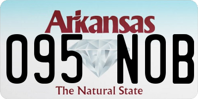 AR license plate 095NOB
