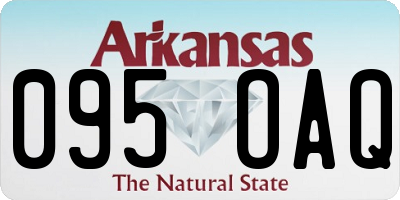 AR license plate 095OAQ