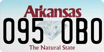 AR license plate 095OBO