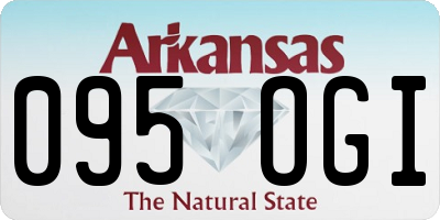 AR license plate 095OGI