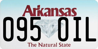 AR license plate 095OIL