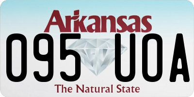 AR license plate 095UOA