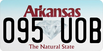 AR license plate 095UOB