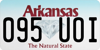 AR license plate 095UOI