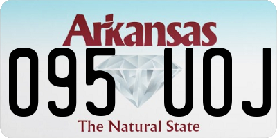AR license plate 095UOJ