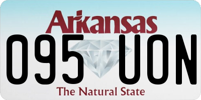 AR license plate 095UON