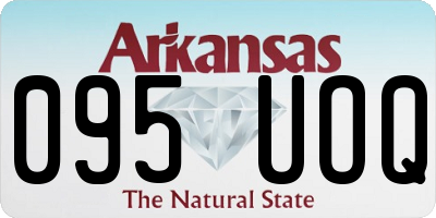 AR license plate 095UOQ