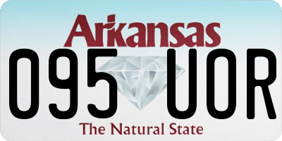 AR license plate 095UOR