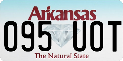AR license plate 095UOT