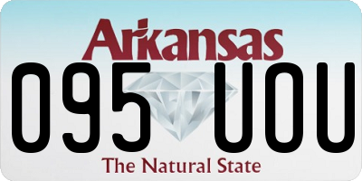 AR license plate 095UOU