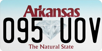 AR license plate 095UOV