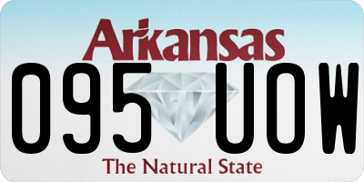 AR license plate 095UOW