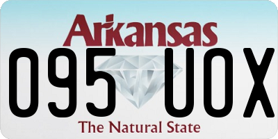 AR license plate 095UOX