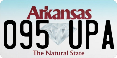 AR license plate 095UPA