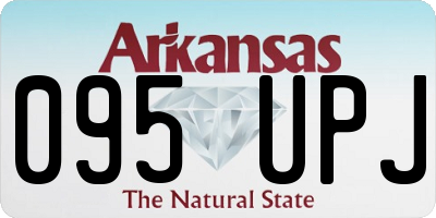 AR license plate 095UPJ