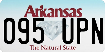 AR license plate 095UPN