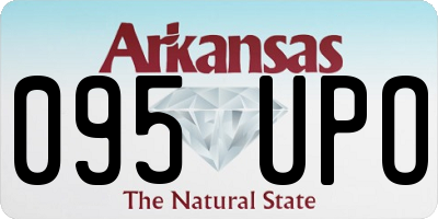 AR license plate 095UPO
