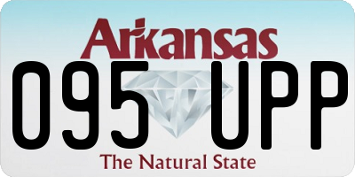 AR license plate 095UPP
