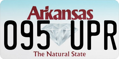 AR license plate 095UPR
